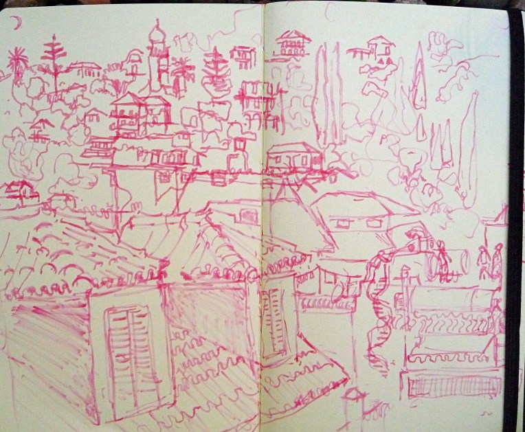 Sketch Zakynthos Town